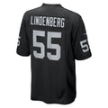 Davalo LV.Raiders #55 Cody Lindenberg Black Team Game Jersey