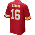 Davalo KC.Chiefs #16 Len Dawson Red Game Retired Player Jersey