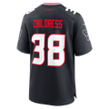 Davalo H.Texans #38 Zion Childress Navy Team Game Jersey