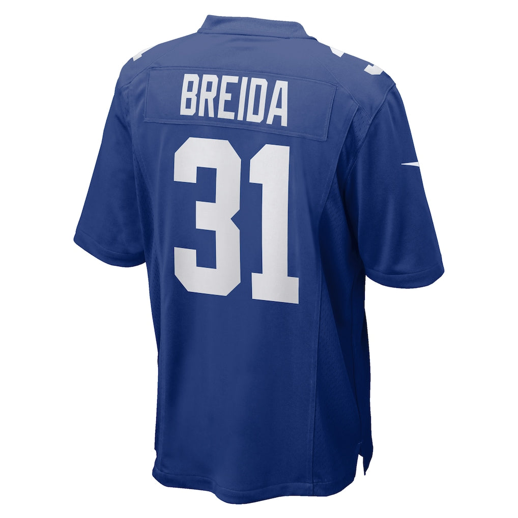 Davalo NY.Giants #31 Matt Breida Royal Game Jersey