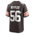 Davalo C.Browns #56 Luke Wypler Brown Team Game Jersey