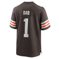 Davalo C.Browns #1 Dad Brown Game Jersey