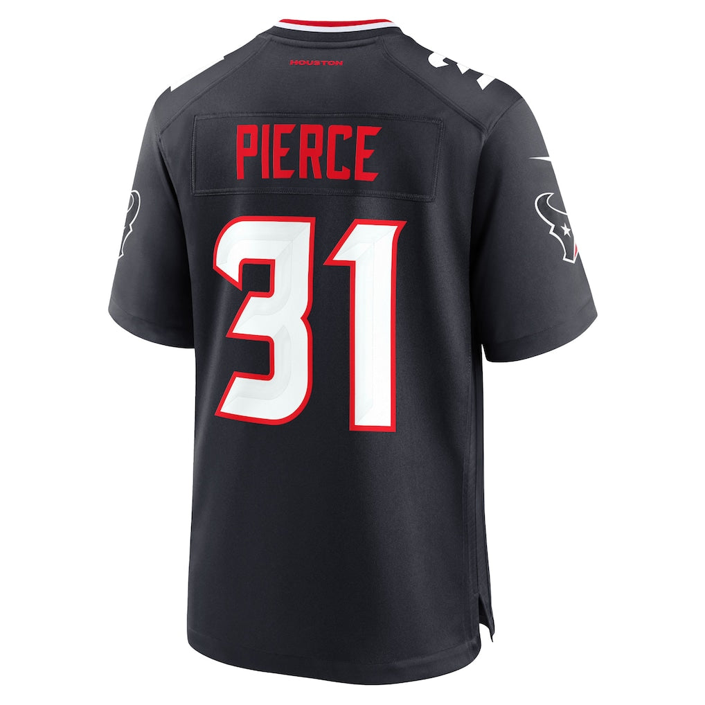 Davalo H.Texans #31 Dameon Pierce Navy Game Jersey