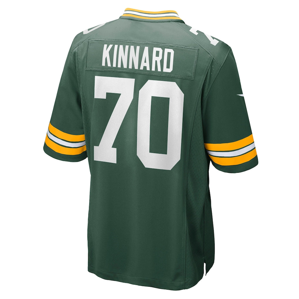 Davalo GB.Packers #70 Darian Kinnard Green Team Game Jersey