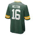 Davalo GB.Packers #16 Bo Melton Green Team Game Jersey