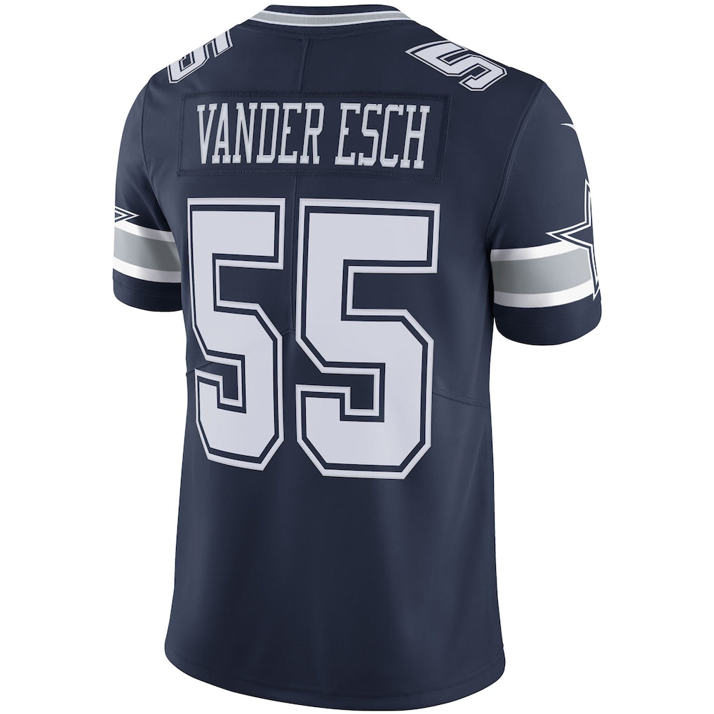 Davalo D.Cowboys #55 Leighton Vander Esch Navy Vapor Limited Player Jersey