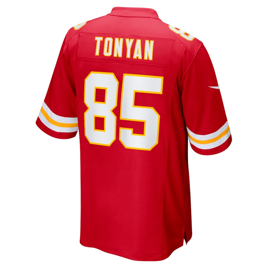 Davalo KC.Chiefs #85 Robert Tonyan Red Game Player Jersey