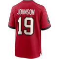 Davalo TB.Buccaneers #19 Keyshawn Johnson Red Game Retired Player Jersey