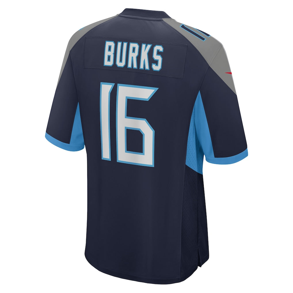 Davalo T.Titans #16 Treylon Burks Navy Player Game Jersey