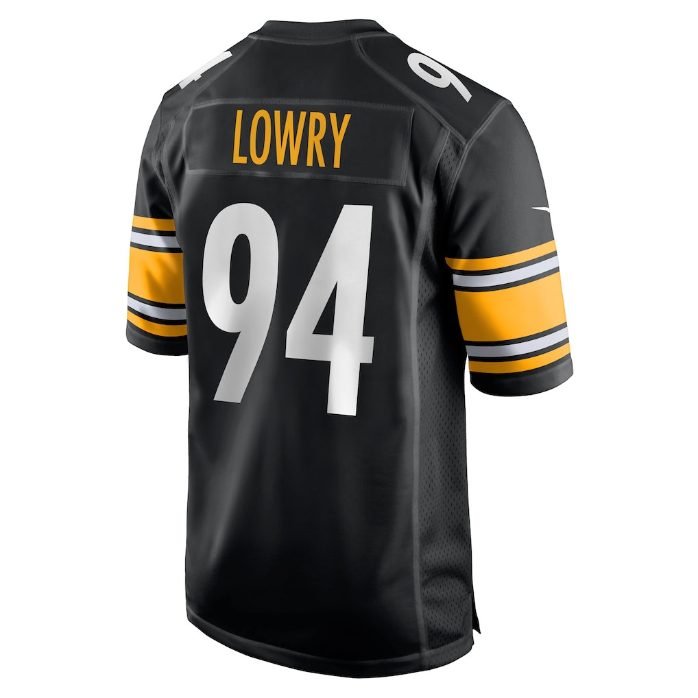 Davalo P.Steelers #94 Dean Lowry Black Game Jersey