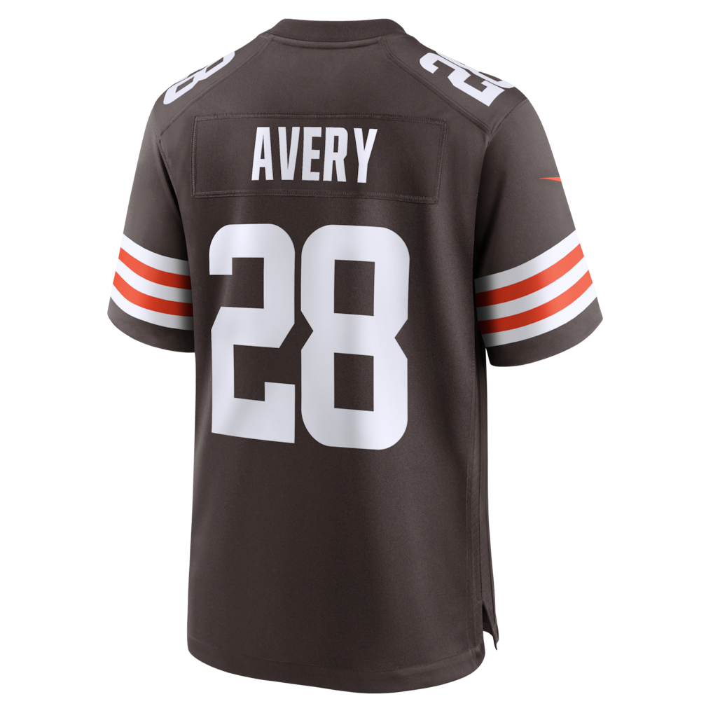 Davalo C.Browns #28 Tre Avery Brown Team Game Jersey