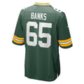Davalo GB.Packers #65 Aaron Banks Green Team Game Jersey