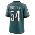 Davalo P.Eagles #54 Jeremiah Trotter Jr. Green Game Jersey