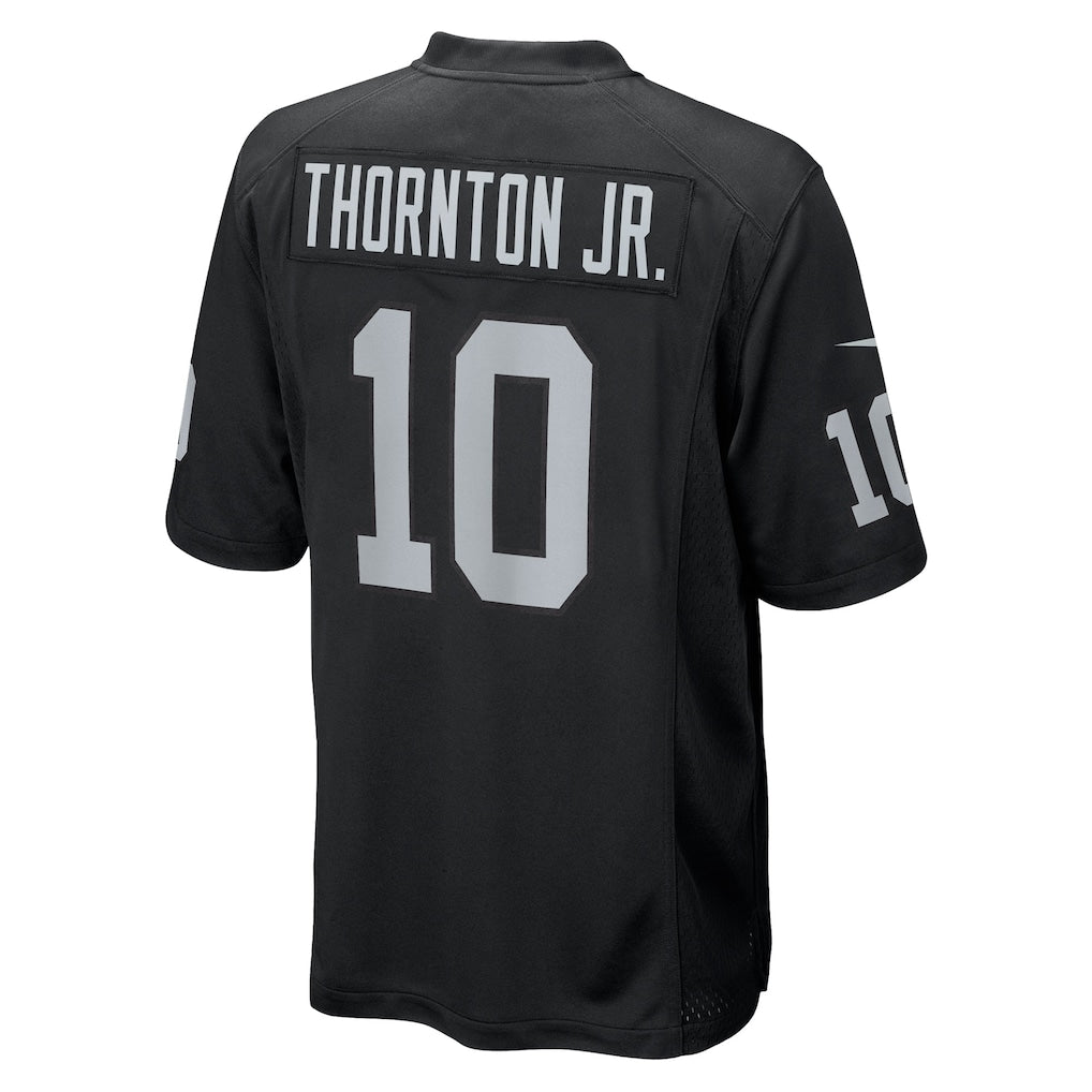 Davalo LV.Raiders #10 Dont'e Thornton Jr. Black Team Game Jersey