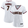 Davalo A.Diamondbacks #7 Corbin Carroll Player White Home Replica Personalized Stitched Jerseys