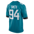 Davalo J.Jaguars #94 Maason Smith Teal Team Game Jersey