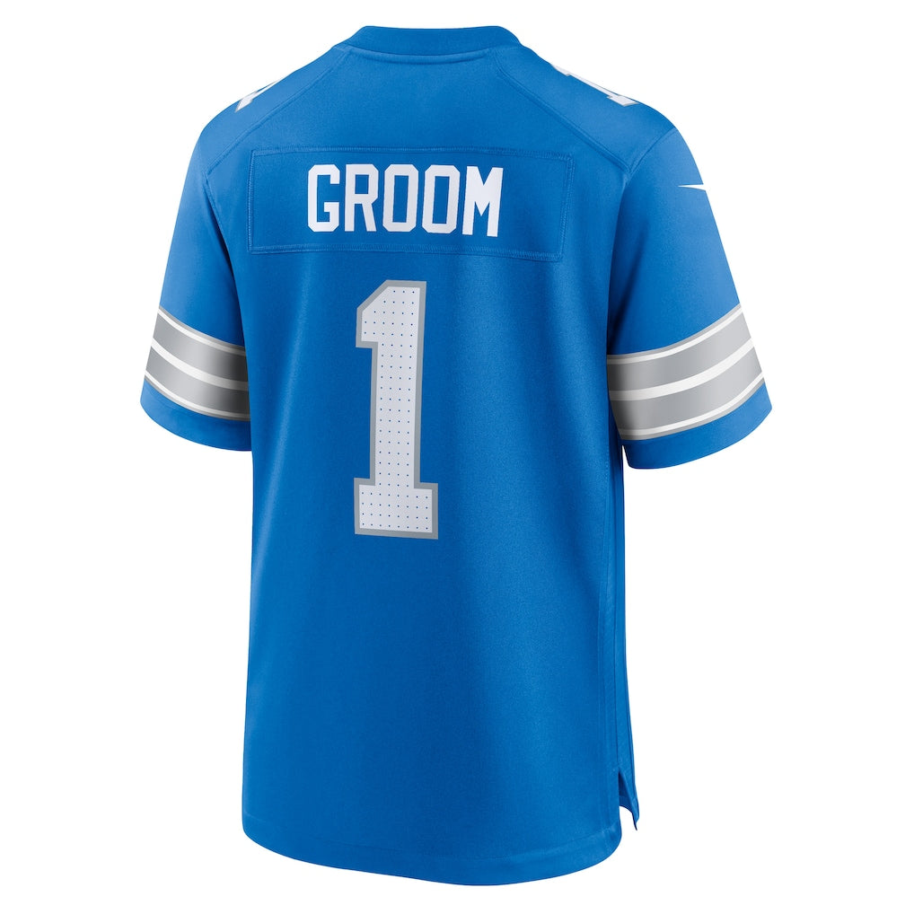 Davalo D.Lions #1 Groom Blue Team Game Jersey