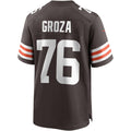 Davalo C.Browns #76 Lou Groza Brown Game Retired Player Jersey