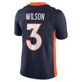 Davalo D.Broncos #3 Russell Wilson Navy Vapor Untouchable Limited Jersey