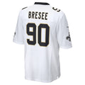 Davalo NO.Saints #90 Bryan Bresee White Game Jersey