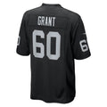 Davalo LV.Raiders #60 Charles Grant Black Team Game Jersey