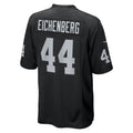 Davalo LV.Raiders #44 Tommy Eichenberg Black Team Game Jersey