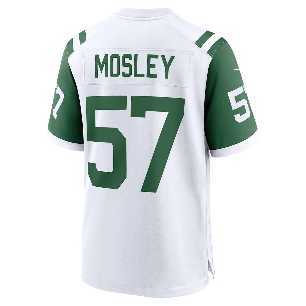 Davalo NY.Jets #57 C.J. Mosley White Classic Alternate Game Jersey