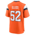 Davalo D.Broncos #52 Jonah Elliss Orange Team Game Jersey