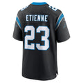 Davalo C.Panthers #23 Trevor Etienne Black Team Game Jersey
