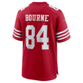 Davalo SF.49ers #84 Kendrick Bourne Scarlet Team Game Jersey