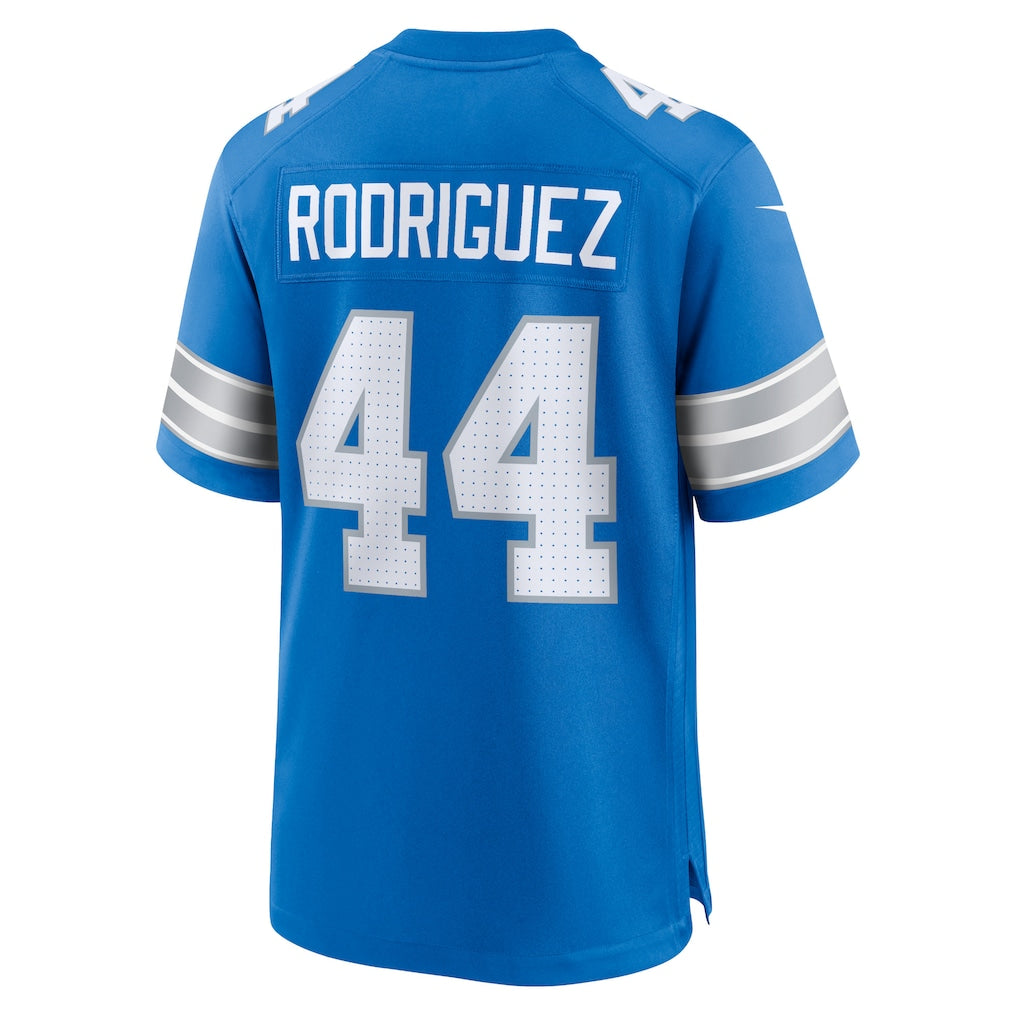Davalo D.Lions #44 Malcolm Rodriguez Blue Game Jersey
