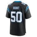 Davalo C.Panthers #50 Robert Hunt Black Retired Player Jersey