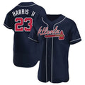 Davalo A.Braves #23 Michael Harris II player Navy Authentic Alternate Stitched Jerseys