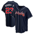 Davalo A.Braves #23 Michael Harris II player Navy Replica Alternate Stitched Jerseys