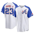 Davalo A.Braves #23 Michael Harris II player White Replica City Connect Stitched Jerseys