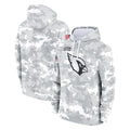 Davalo A.Cardinals Arctic Camo Salute to Service Limited Hoodie Blank Player Stitched Jerseys