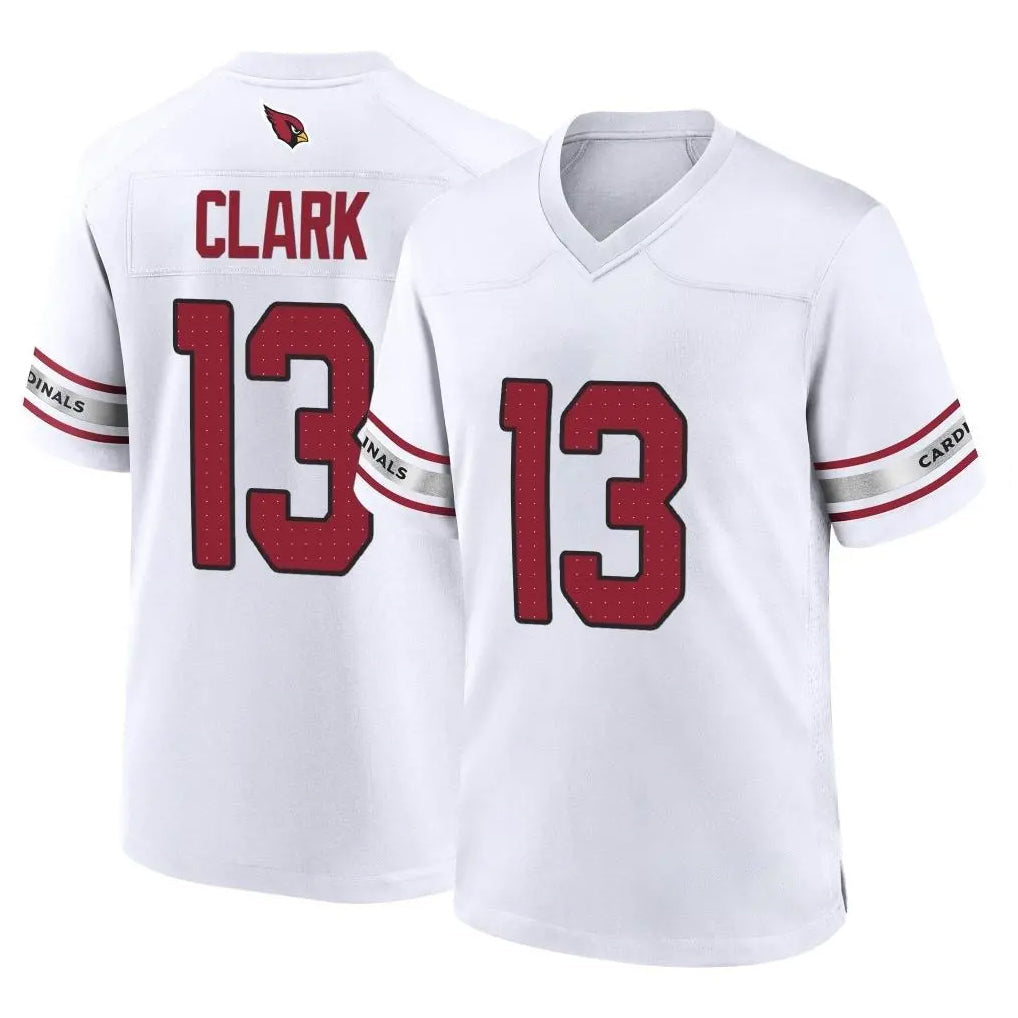 Davalo A.Cardinals #13 Kei'Trel Clark Player White Home Game Stitched Jerseys