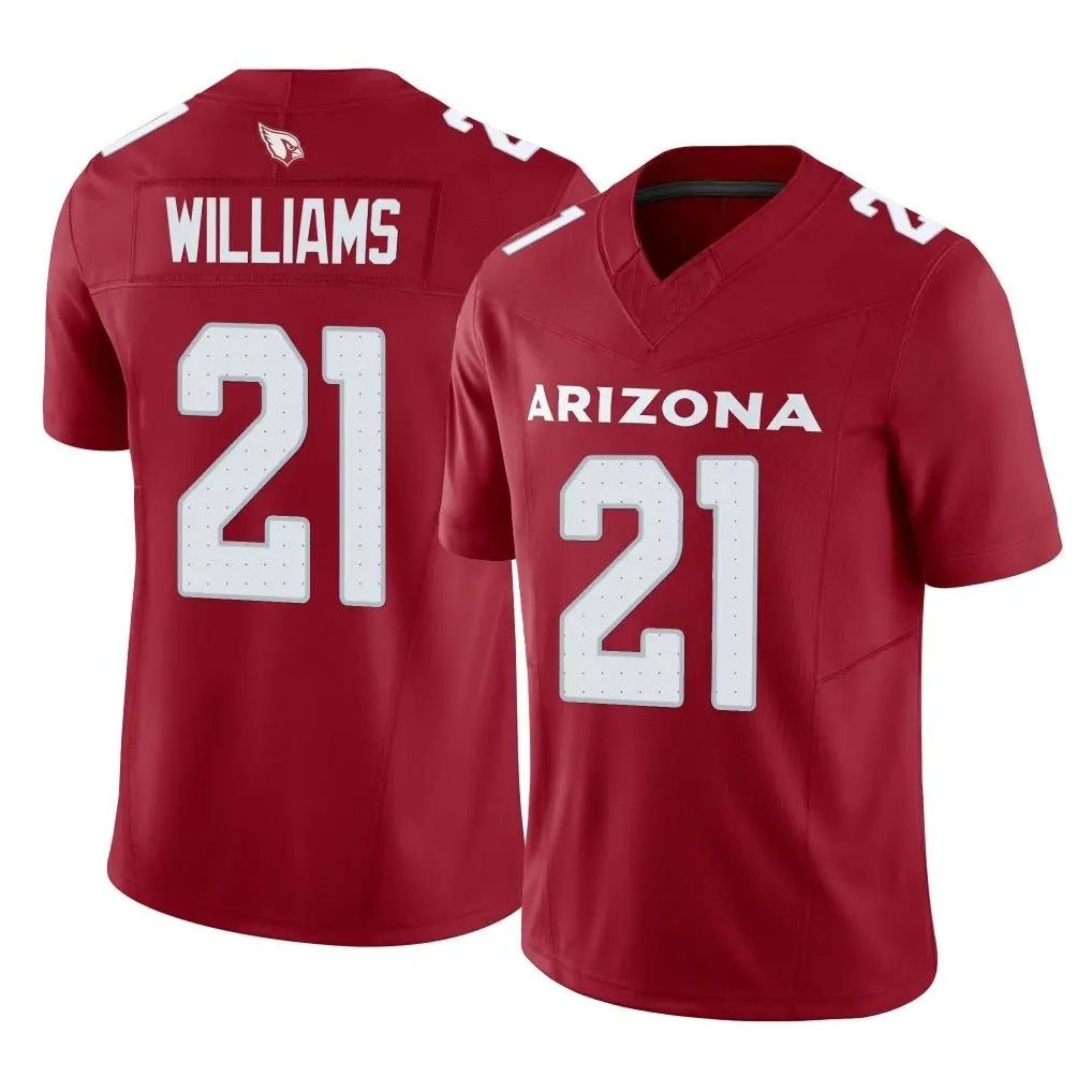 Davalo A.Cardinals #21 Garrett Williams Player Cardinal Vapor F.U.S.E. Limited Home Game Stitched Jerseys