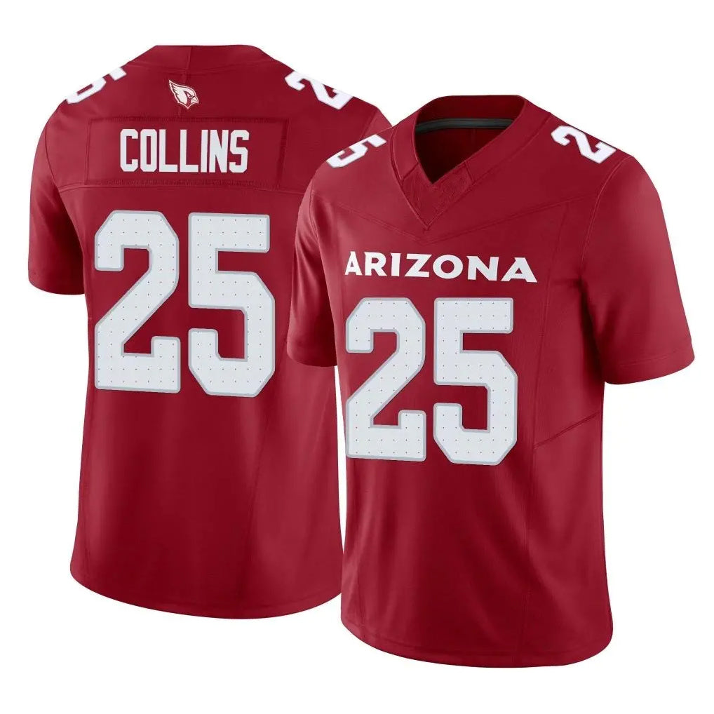 Davalo A.Cardinals #25 Zaven Collins Player Cardinal Vapor F.U.S.E. Limited Home Game Stitched Jerseys