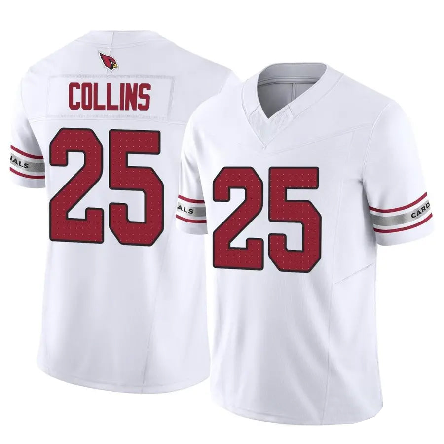 Davalo A.Cardinals #25 Zaven Collins Player White Limited Home Game Stitched Jerseys