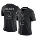 Davalo A.Cardinals #2 Will Johnson Player Black RFLCTV Limited Home Game Stitched Jerseys
