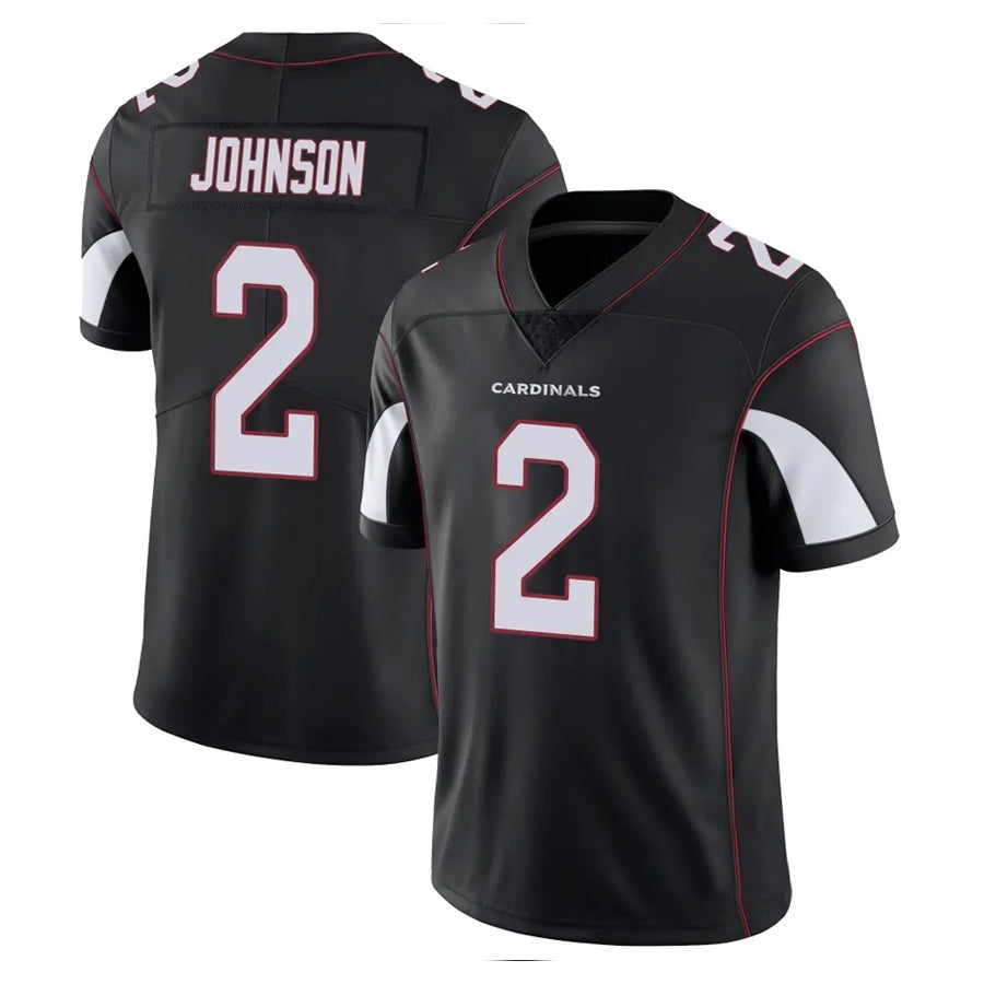 Davalo A.Cardinals #2 Will Johnson Player Black Vapor Limited Home Game Stitched Jerseys