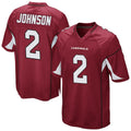 Davalo A.Cardinals #2 Will Johnson Player Cardinal Home Game Stitched Jerseys