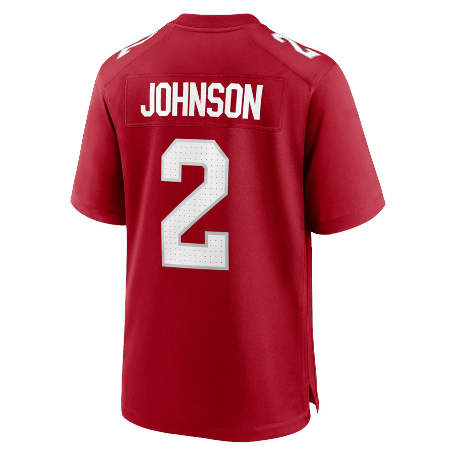 Davalo A.Cardinals #2 Will Johnson Player Cardinal Limited Home Game Stitched Jerseys