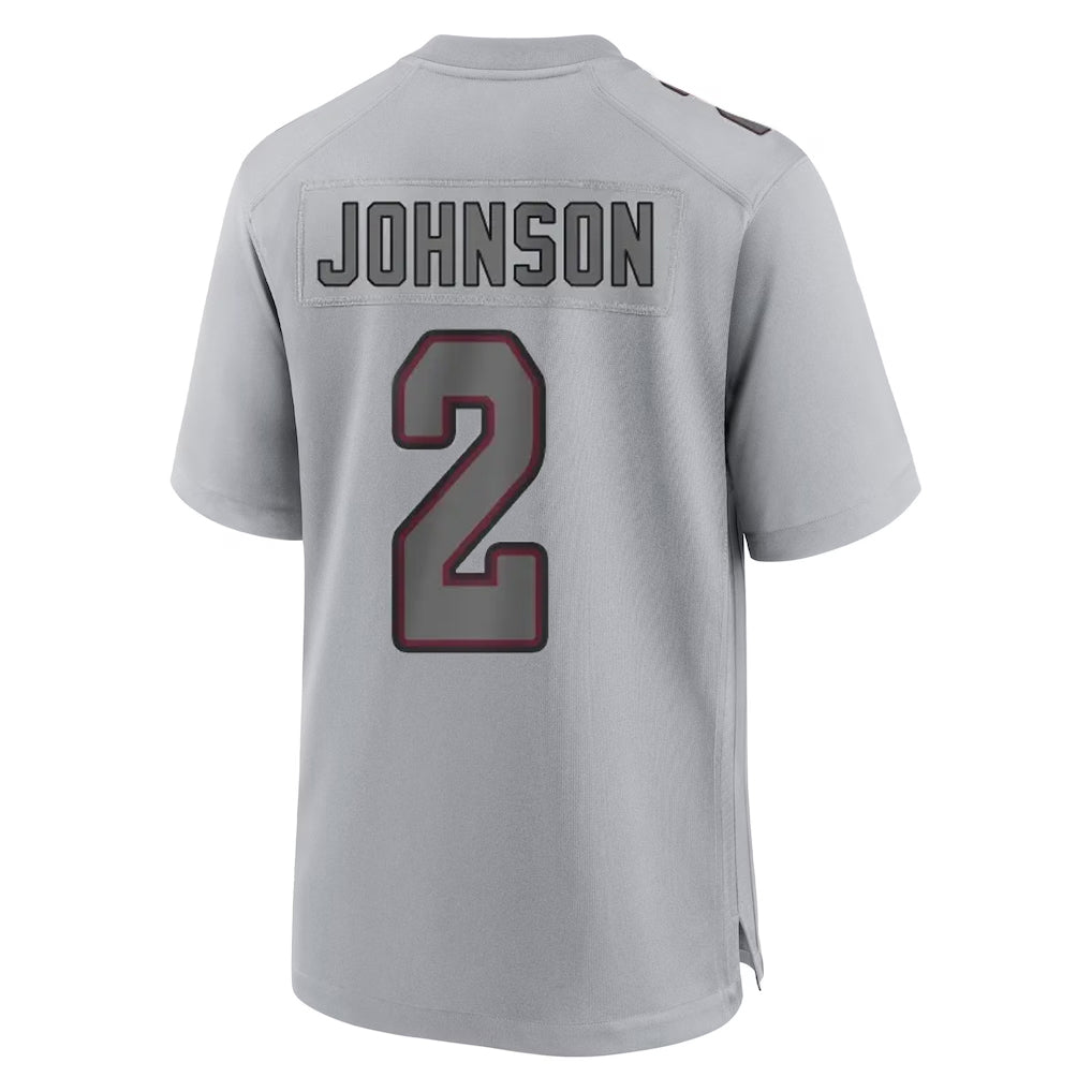 Davalo A.Cardinals #2 Will Johnson Player Gray Fashion Home Game Stitched Jerseys