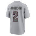 Davalo A.Cardinals #2 Will Johnson Player Gray Fashion Home Game Stitched Jerseys