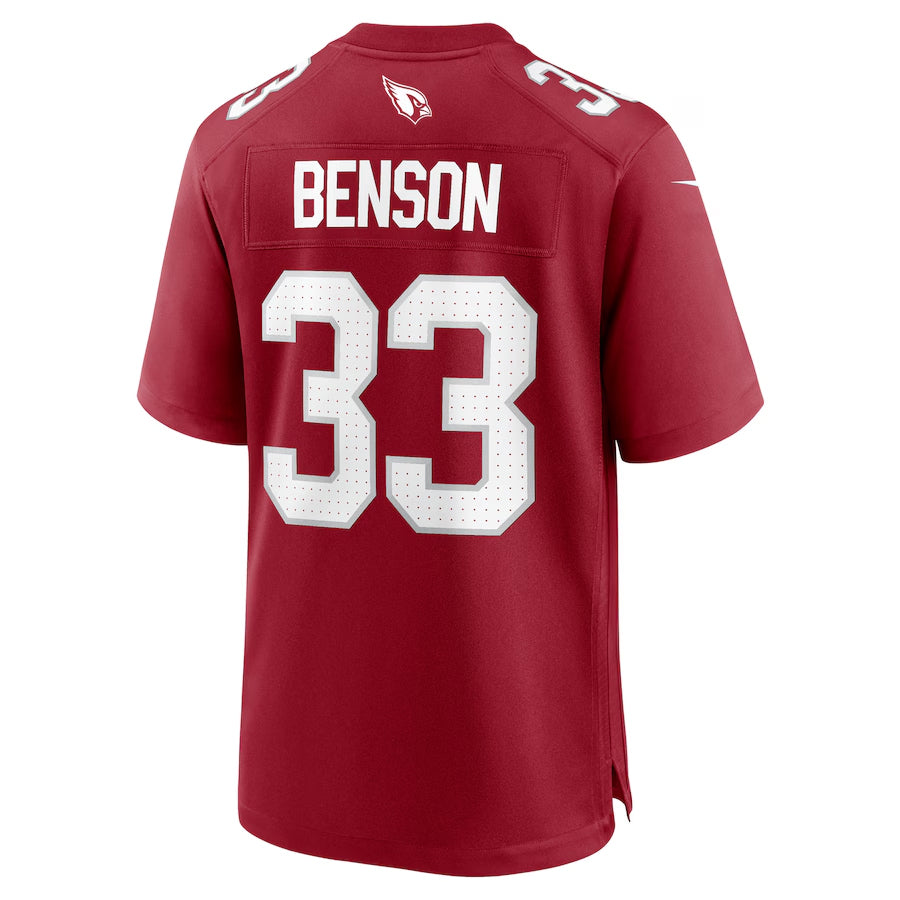 Davalo A.Cardinals #33 Trey Benson Player Cardinal Home Game Stitched Jerseys