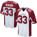 Davalo A.Cardinals #33 Trey Benson Player White Home Game Stitched Jerseys