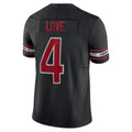 Davalo A.Cardinals #4 Jeremiyah Love Player Black Vapor F.U.S.E. Limited Home Game Stitched Jerseys