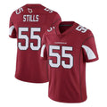 Davalo A.Cardinals #55 Dante Stills Player Cardinal Vapor Limited Home Game  Stitched Jerseys